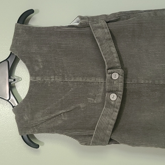 Kelly's Kids Boy's Raccoon Applique Grey Corduroy Jumper Size 18M - Picture 4 of 8